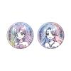Mermaid Melody Pitchi 03 Karen & Noel [Graph Art Sketch Illustration] Set of 2 Can Badges view 1