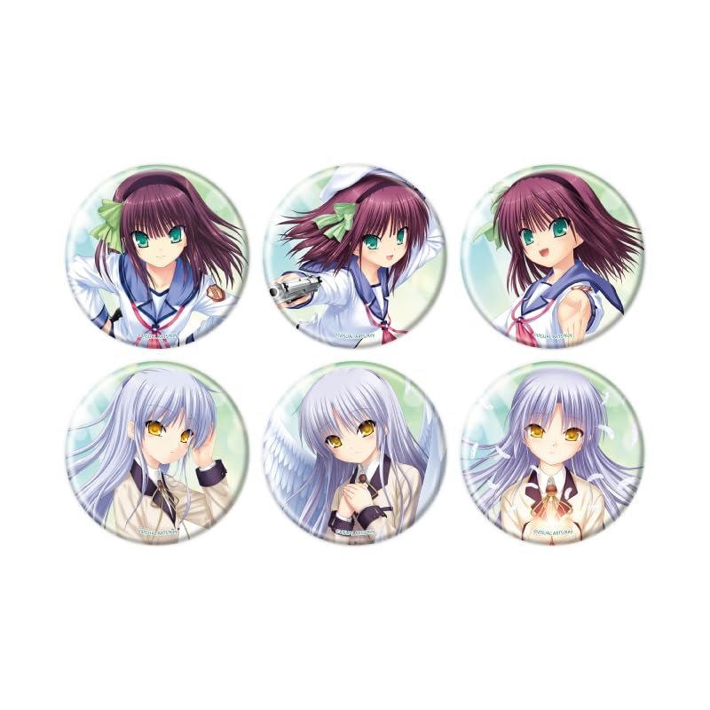 Angel Beats! 01 (Official Illustration) Tin Badge Box of 6