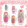 Gejoy 5 Pcs Russian Nesting Dolls Handmade, Fairy view 2