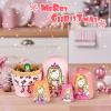 Gejoy 5 Pcs Russian Nesting Dolls Handmade, Fairy view 4