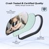 Baby Car Mirror for Backseat - Rear Facing Car Seat Mirror Safety for Infant Newborn - Easily Observe the Baby Move,Clear Wide View,360Rotation, Secure, Shatterproof - Grey view 3