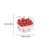 100PCS Mediterranean Tomato Aesthetic Stickers,Food Fruits Tomato Lovely Girl Decals Vinyl Junk Journaling Stickers for Water Bottle Laptop (Aesthetic) view 2