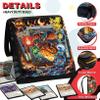 1008 Card Binder 9 Pocket, 3-Ring Trading Card Binder with 56 Page Removable Sleeves, High Storage Waterproof Trading Card Holder Collection Card Album Carrying Organizer Case for MTG TCG Cards-Dragon view 3