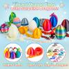 3Dgenius 12Pcs 3D Printed Dragon Eggs Mini Dragon Eggs with 8.86inch Dragon Inside 3D Printed Toys Dragon Toys for Kid & Adults, Easter Home Decor, 12Pack view 4