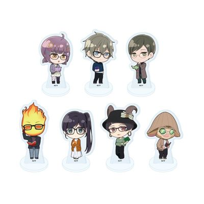 Anime No So He Hotel 02 Eyeglasses Version (Mini Calilast) Acrylic Petite Stand, Box of 7