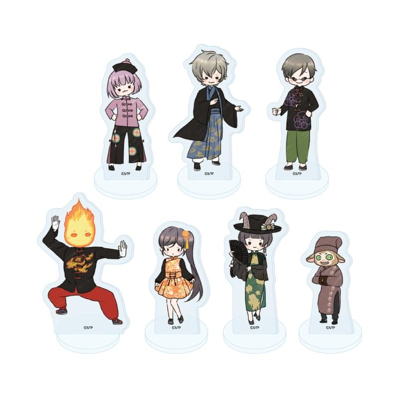 Anime No So He Hotel, 01, China Version, Graphart Illustration, Acrylic Petite Stand, Box of 7