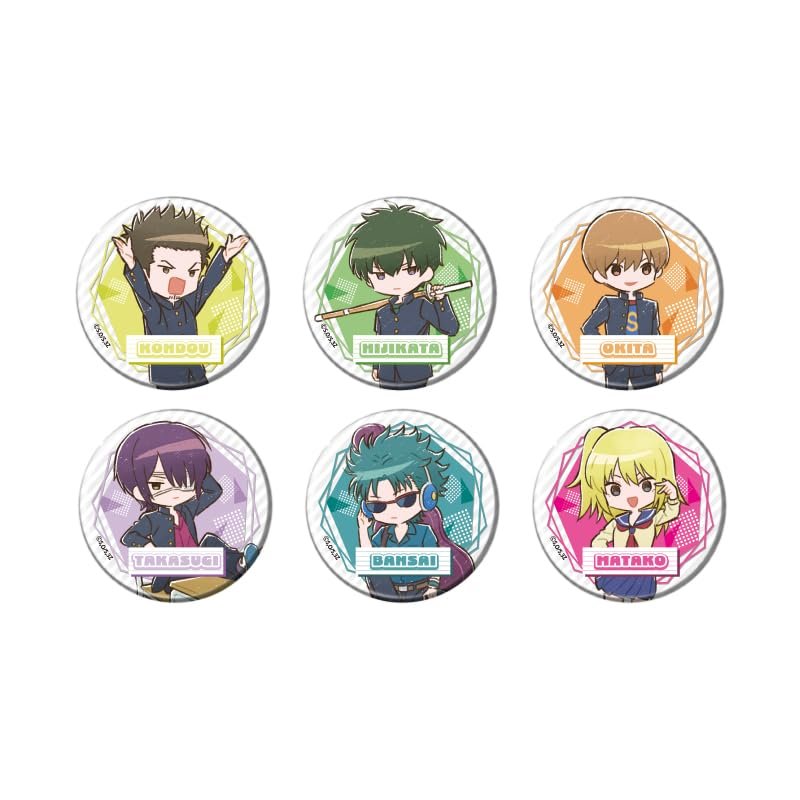 3 Year Z Group Ginhachi Sensei 03 [Graph Art Illustration] Tin Badge Box of 6