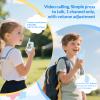 Mafiti Video Walkie Talkies for Kids 2 Pack Rechargeable Birthday Gift Toddler Toys for 3 4 5 6 7 8 Year Old Boys Girls 1000 Feets Long Range Indoor Outdoor Play(Blue+Blue) view 3