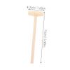 KONTONTY 10pcs Mini Wooden Mallet for Boys and Educational Beat to Hand Eye Coordination Creative Pounding Hammer view 2