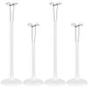 Adjustable White Pvc Doll Stands For 13-18In Dolls, 4-Pack Display Holders For Action Figures And Doll Accessories view 4
