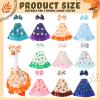 Weysat 10 Set Valentines Mini Desk Goose Outfit Holiday Bundle Easter St. Patrick's Day Winter Magnetic Geese Statue Felt Fabric Costume for 7 Inch Desktop Goose Table Decor Gifts(Cute Style,Fabric) view 2