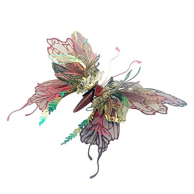 Goekhyrani 3D Metal Steampunk Butterfly Model Kit, DIY Mechanical Puzzle for Adults and Teens, Retro Metal Craft Model, Unique Desk Decor and Gift for Steampunk Lovers