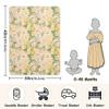 JUNZAN Flowers Daffodil Osteospermum Peach Blanket for Baby Cotton Cozy Newborns Swaddle Blanket Essentials Must Haves 40'' x 30'' view 3