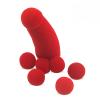 Banana Prank Sponge with 4 Red Balls, Funny Magic Trick Gimmick Propsfor Parties,Comedy Shows,and Beginner Magicians view 3