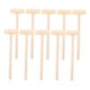 GARVALON 10pcs Mini Wooden Hammer Mallet Beat for Boys Educational Pounding Tool Enhancing Hand Eye Coordination and Dexterity Development view 1