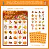 GMEMNOV Fall Bingo Game Cards - 24 Players Fall Festival Party Games Autumn Bingo Cards Thanksgiving Party Supplies for School Classroom Family Activities view 2