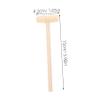 HOMOCONO 10pcs Mini Wooden Hammer for Boys and Beat for Hand Eye Coordination Development Creative Educational Mallet for Small Pounding Tool view 2