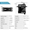 INJORA 11KG Coreless Digital Micro Servo High Torque Metal Gear for 1/18 1/24 RC Crawler Upgrade(Bottom Wire Exit) view 3