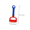 BESTonZON 3pcs Beach Sand Rake for Years Lightweight Portable Outdoor Sandbox Tools Red Blue for Imaginative Play and Hand Skill Development view 2