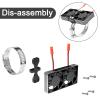 LRFHL RC Cooling Fan Aluminum Heat Sink Motor Cooling Dual Fan 22000 RPM with Adjustable Mount 40-50mm for 1/7 1/8 1/10 RC Crawler Car 4284 4985 1717 Motor Heat Sink view 3