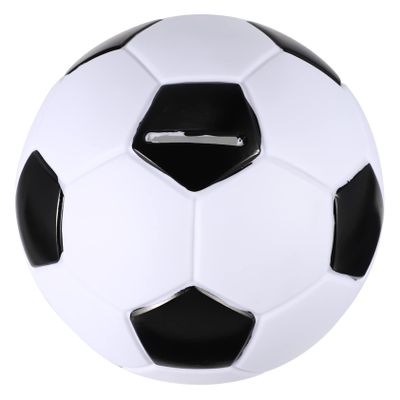 Abaodam Football Shaped Piggy Bank for Boys Coin Bank Money Box Easy to Use Savings Container Sports Themed Home Decoration Gift