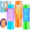 Subao 3 Pack Light Up Sensory Tubes Anxiety Relief Items,Fidget Toys for Kids & Adults,Sensory Toys for Kids with Autism Calm Down Corner Supplies,Preschool & Kindergarten Classroom Must Haves view 1