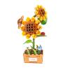 Evankin 3D Wooden Puzzle for Adults - Sunflower Bouquet Building Kit, DIY Wood Craft Kits, Home Decor Flower Model, Creative Gift for Women Mom Birthday Valentine's Day Christmas view 1