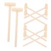 JOINPAYA 10pcs Mini Wooden Mallet Educational Hammer for Boys Promote Hand Eye Coordination Dexterity and Arm Movement Development Creative Beat Play Gift view 1
