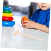 JOINPAYA 10pcs Mini Wooden Mallet Educational Hammer for Boys Promote Hand Eye Coordination Dexterity and Arm Movement Development Creative Beat Play Gift view 4