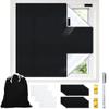 11857 Inch Travel Cut-to-Fit Blackout Shade with Accessories  DIY Temporary Curtain for Window, Nursery, Bedroom, Office, Includes Bag & Fasteners view 1