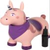 small foot Jumping Animal Unicorn Inflatable Jumping Toy with Neckerchief and Air Pump, for Indoor and Outdoor Use, up to 50 kg, for Children from 2 Years, 12786 view 1