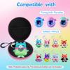 FIOPAZ Carrying Case for Tamagotchi Paradise/Nano-MALS, Hard EVA Portable Storage Protector Cover with Lanyard & Carabiner for Kids, Case Only (Pink) view 2