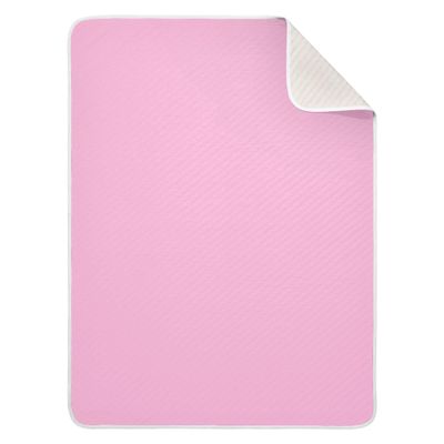 JUNZAN Cream Pink Kids Blanket Cotton Breathable Newborns Swaddling Blankets for Sofa School Travel Nursery 40'' x 30''
