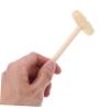 HOOTNEE 10pcs Mini Wooden Hammer for Boys Educational Beat for Hand Eye Coordination Dexterity Development Safe Pounding Mallets view 3
