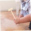 HOOTNEE 10pcs Mini Wooden Hammer for Boys Educational Beat for Hand Eye Coordination Dexterity Development Safe Pounding Mallets view 4