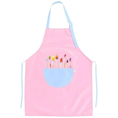 pp supm Kids Apron with Pocket, Adjustable Chef Art Apron Kids Painting Aprons for Cooking Baking Painting Crafting Grilling Activity