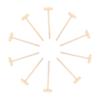 MERRYHAPY 10pcs Mini Wooden Hammer for Boys Beat Hand Eye Coordination Dexterity Educational Pounding Mallets view 1