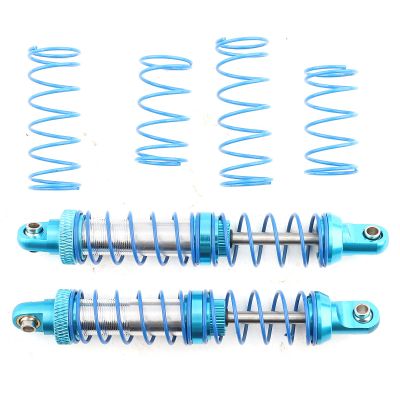 Cufaee Metal Shock Absorber Damper, RC Oil Shock Absorber, Adjustable RC Damper Springs for SCX10 4 D90 1 10 Scale RC Crawler Car (90mm)