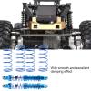 Cufaee Metal Shock Absorber Damper, RC Oil Shock Absorber, Adjustable RC Damper Springs for SCX10 4 D90 1 10 Scale RC Crawler Car (90mm) view 2