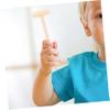 COSMEVIVI 10pcs Mini Wooden Hammer for Boys Educational Beat Hand Eye Coordination Dexterity Development Preschool Activity view 4