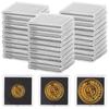 30 Pieces Acrylic Coin Holders, Clear Display Cases For, 2 X 2 Inch Square Capsules For 0.83 To 1.6 Inch, Mini Snap Cases For Collectibles view 1