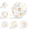 7-Piece Diamond Cut Dice Set D&D Set for Dungeons and Dragons, RPG, Tabletop Games, remium Gift Box & Durable Design view 2