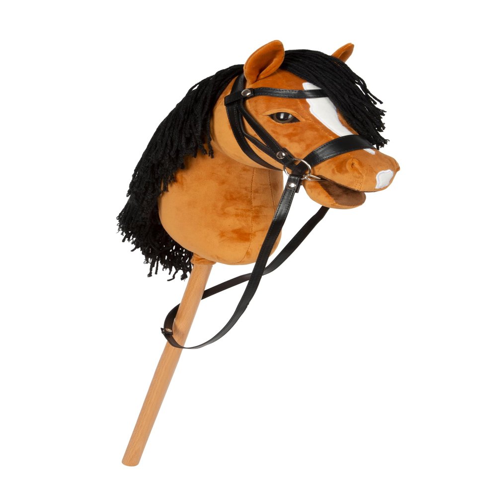 small foot Hobby Horse brown Melodie, removable stick & mane, incl. halter, bridle & lead, for ages 3+ years, 12715