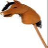 small foot Hobby Horse brown Melodie, removable stick & mane, incl. halter, bridle & lead, for ages 3+ years, 12715 view 3