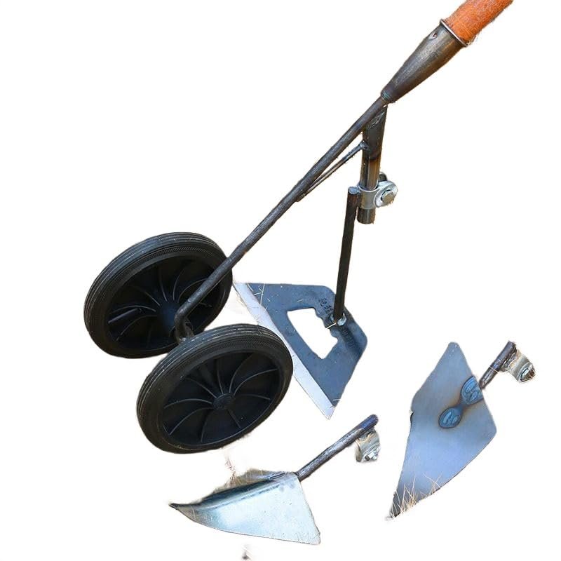 Two-Wheel Push Hoe Plough KitUsed for Weeding and Loosening Soil in The GardenSoil Cleaning Tools3-in-1 Multi-Functional Hoe