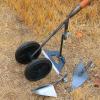 Two-Wheel Push Hoe Plough KitUsed for Weeding and Loosening Soil in The GardenSoil Cleaning Tools3-in-1 Multi-Functional Hoe view 2