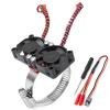 LRFHL RC Cooling Fan Heat Sink Motor Cooling Dual Fan 22000 RPM with Adjustable Mount 35-43mm for 1/7 1/8 1/10 RC Crawler Car 3660 3670 4074 4068 4274 Motor Heat Sink view 1