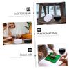 GLSTOY 4boxes Plastic Go Chess Box with Lid Black and White Chess Stones Storage Pot Lightweight Resin Holder for Beginner's Go Game Portable Organizer view 3