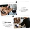 GLSTOY 4boxes Plastic Go Chess Box with Lid Black and White Chess Stones Storage Pot Lightweight Resin Holder for Beginner's Go Game Portable Organizer view 4