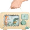small Foot Safari 12735 Musical Toy 100% Certified Wood with Rotating Panorama Picture for Children from 24 Months view 2